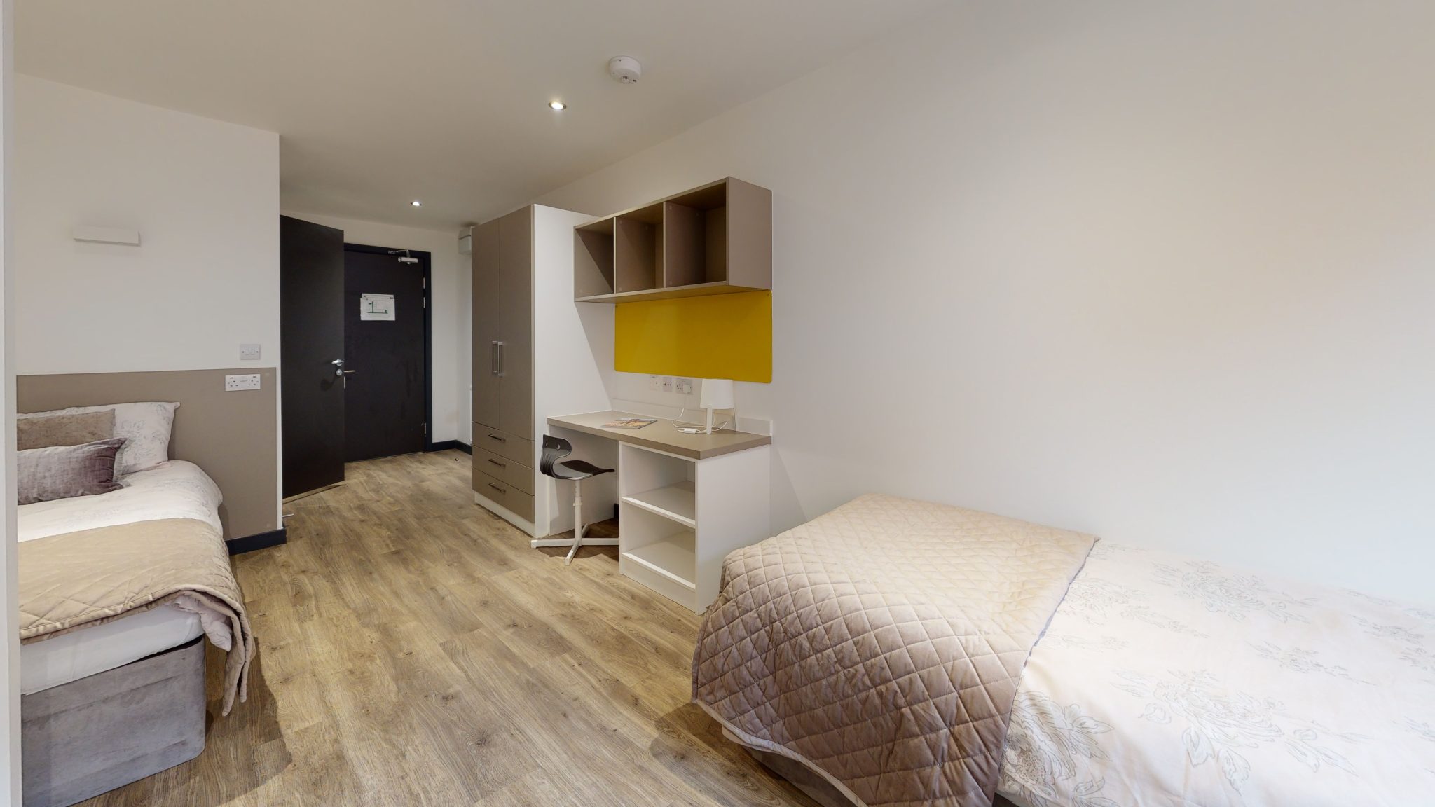 Opto-Village-Twin-Studio-Bedroom