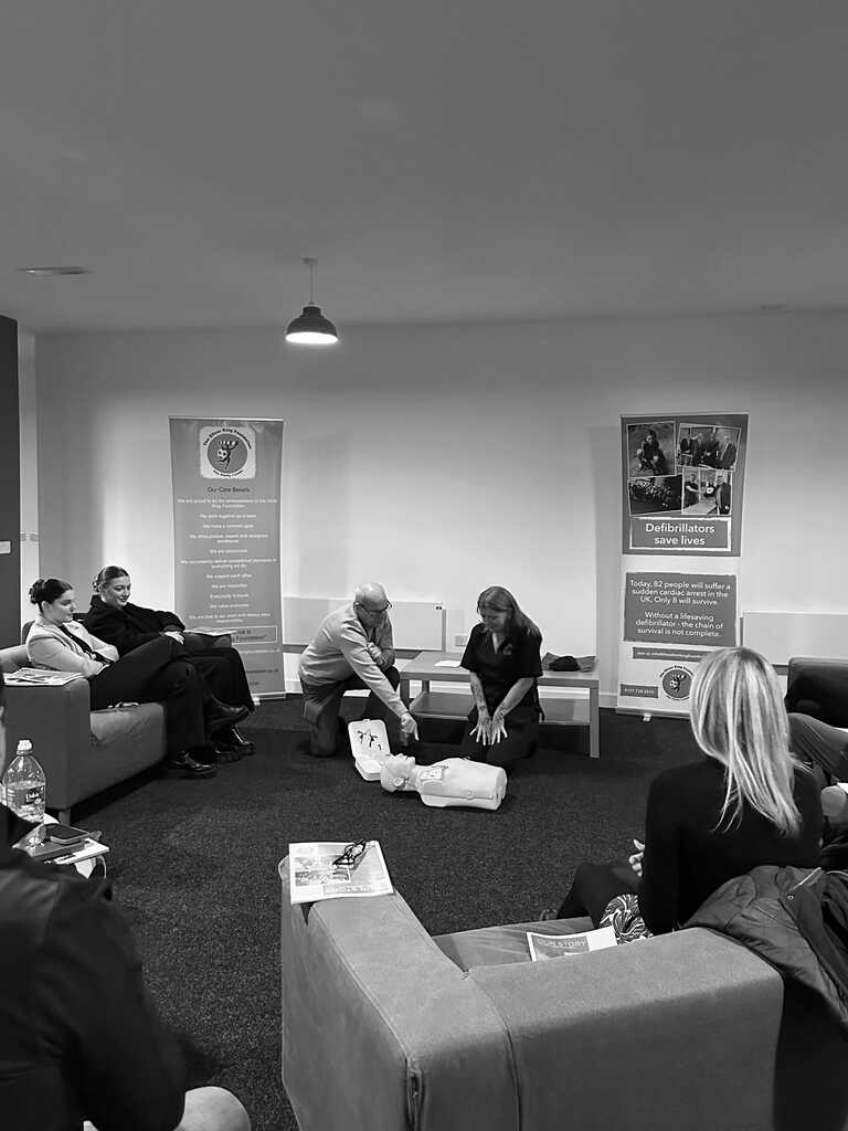 CPR training with the Oliver King Foundation